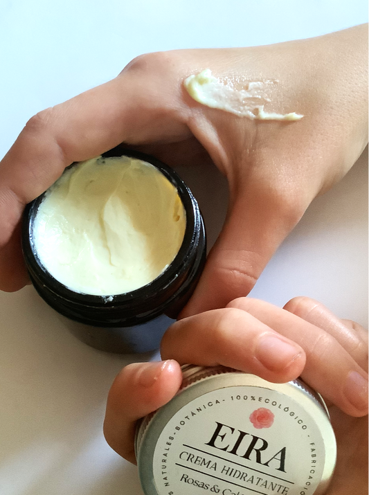 Crema hidratante de rosas y caléndula Eira Botanica