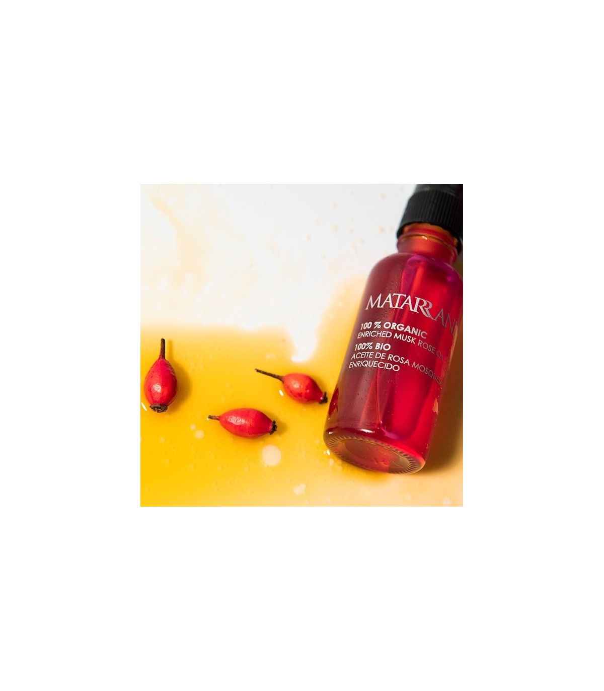 Aceite de Rosa Mosqueta 100% Orgánico Enriquecido