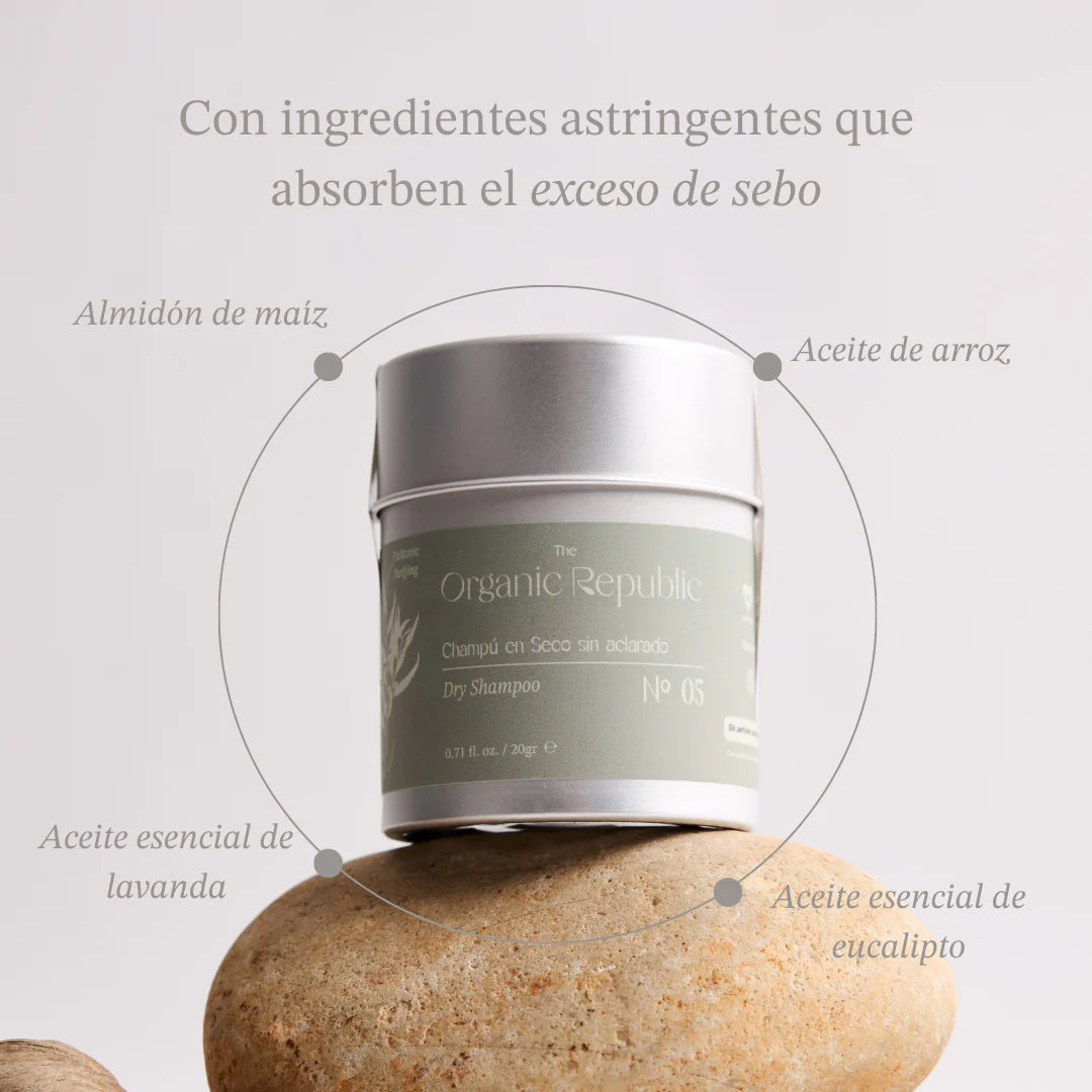 Goteo de eucalipto Nº 05 champú seco