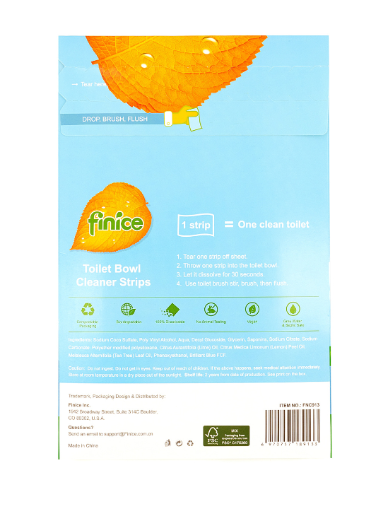 Tiras desinfectantes ecológicas biodegradables - VAMZ