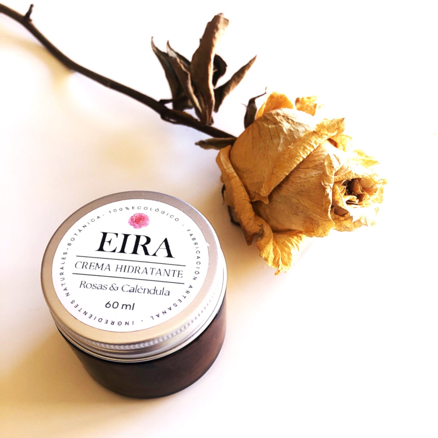 Crema hidratante de rosas y caléndula Eira Botanica