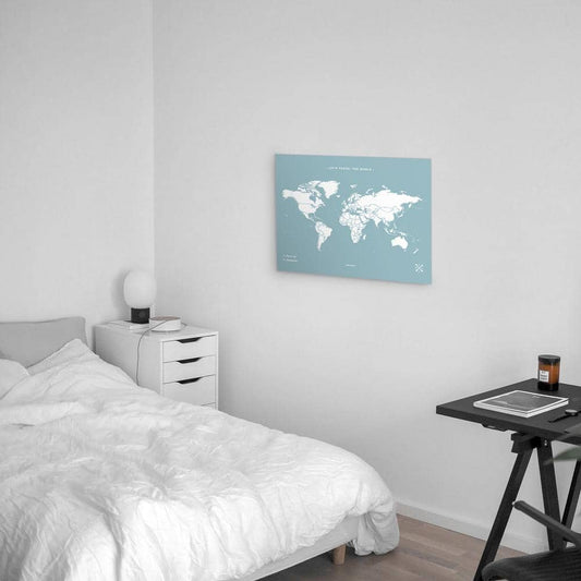 Mapa de corcho - Woody Map Colors Azul----Misswood