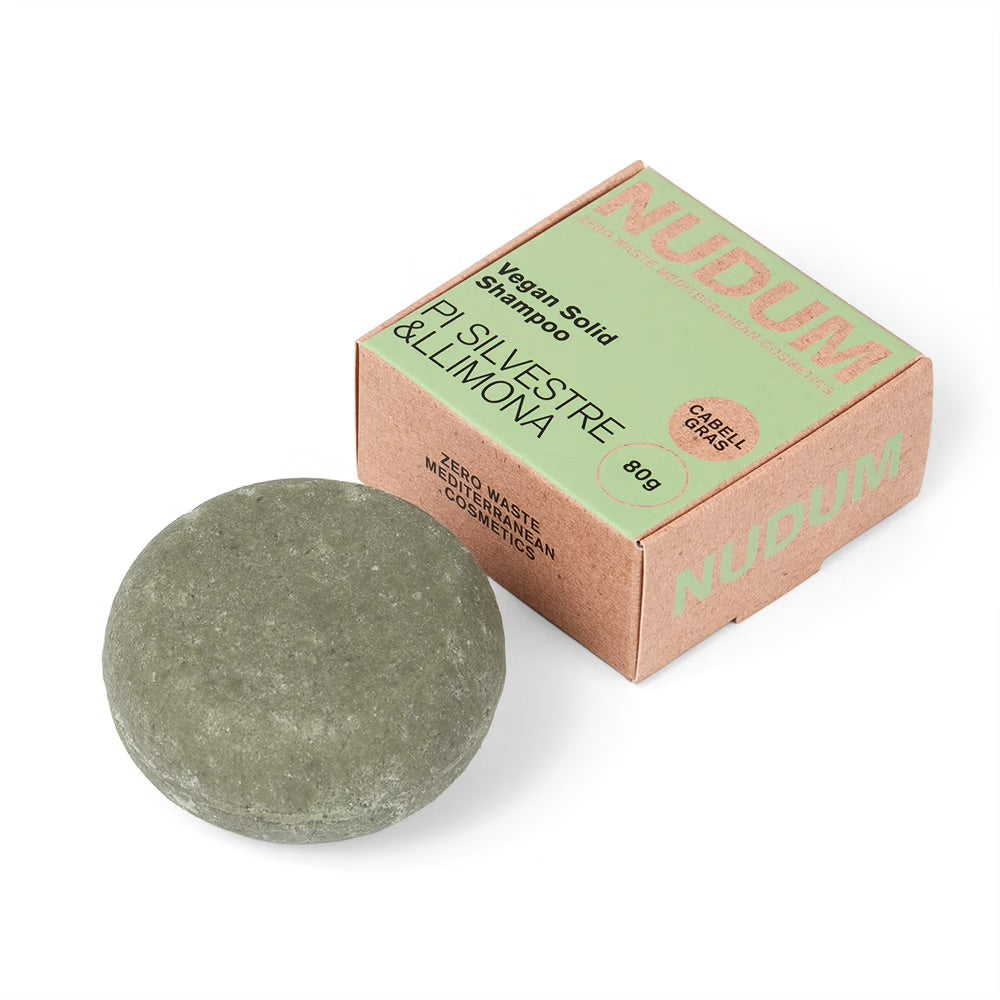 Solid shampoo for oily hair