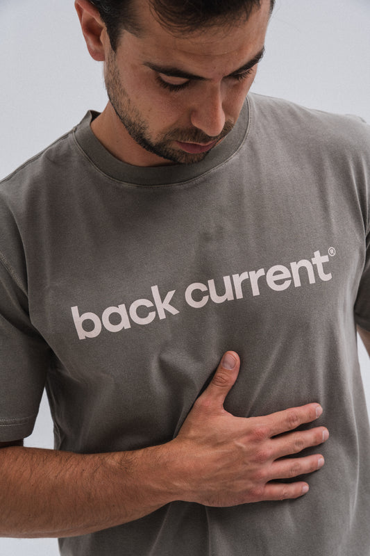 Unisex Printed Organic Cotton T-shirt Green Kelp