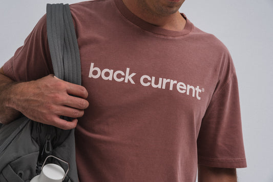 Unisex Printed Organic Cotton T-shirt Dusty Rose