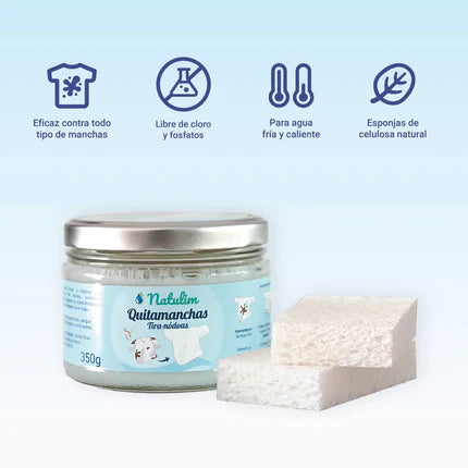 Quitamanchas en Pasta + Esponjas de Celulosa