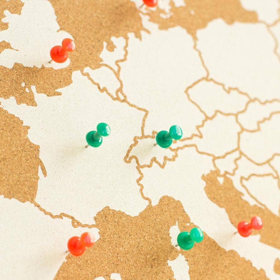 Mapa de corcho - Woody Map Natural Europa----Misswood