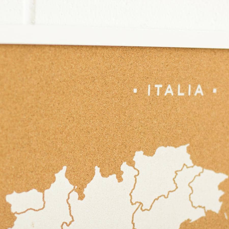 Mapa de corcho - Woody Map Natural Italia----Misswood