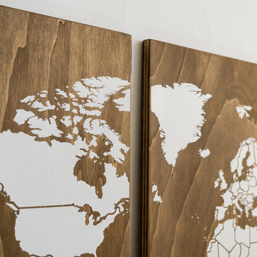 Mapa de madera - Woody Map Wooden Edition----Misswood