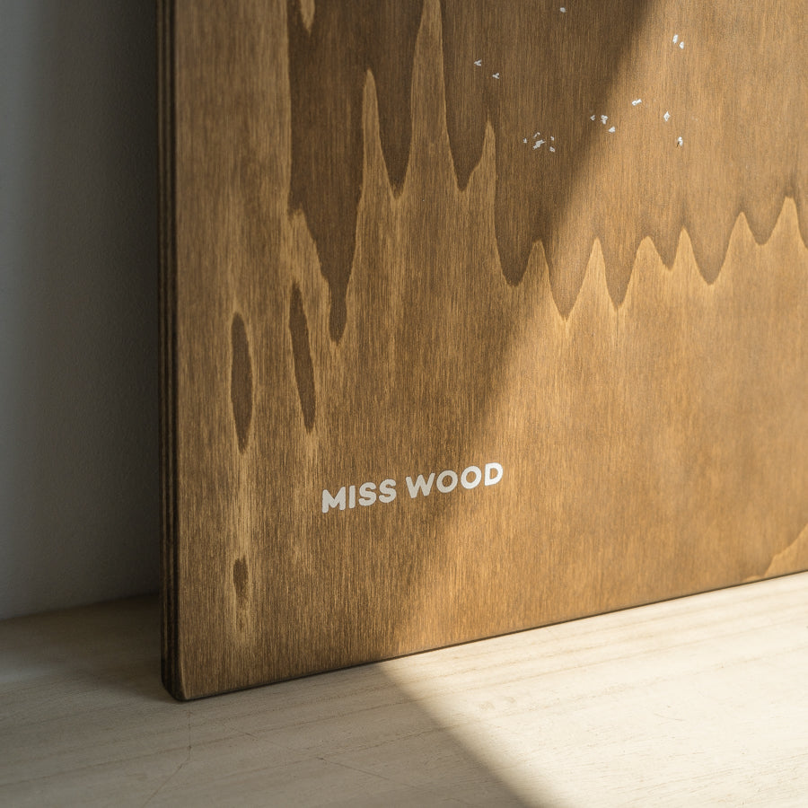 Mapa de madera - Woody Map Wooden Edition----Misswood