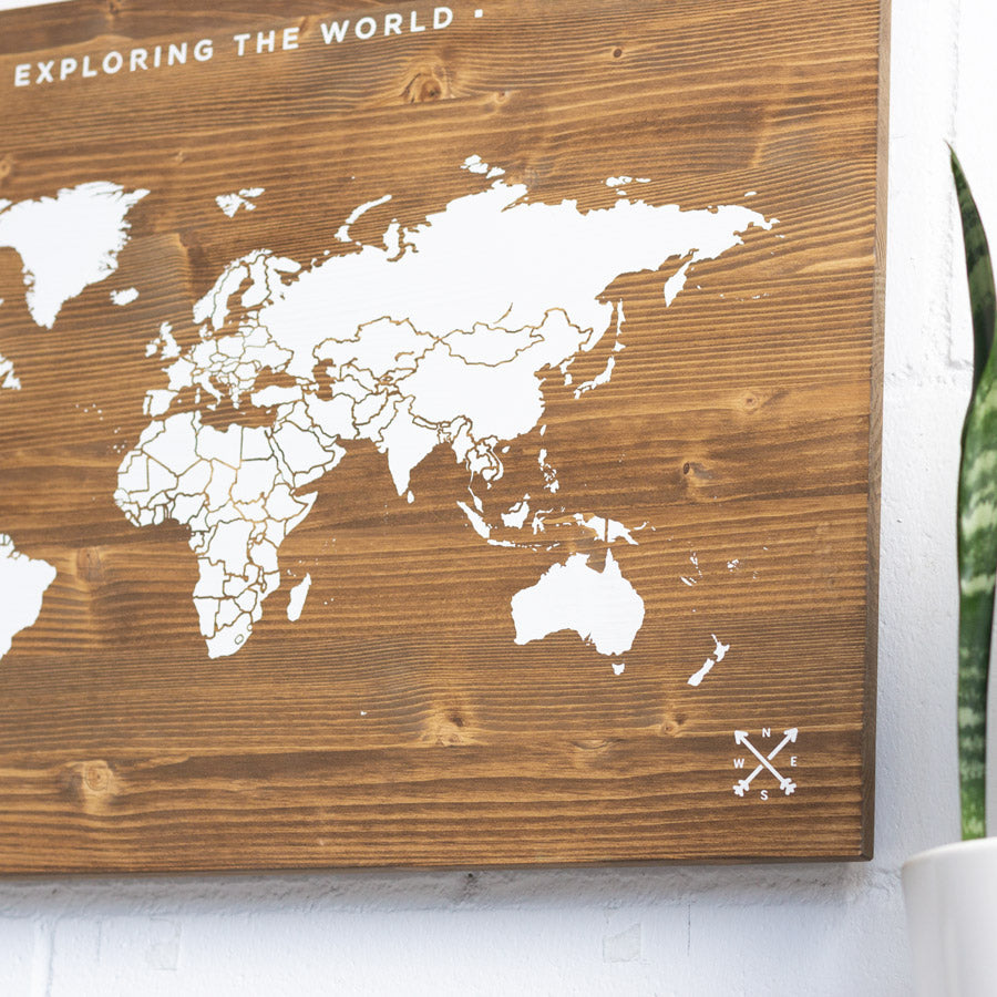 Mapa de madera - Woody Map Wooden Edition----Misswood