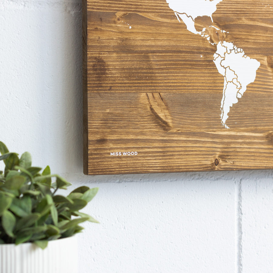 Mapa de madera - Woody Map Wooden Edition----Misswood