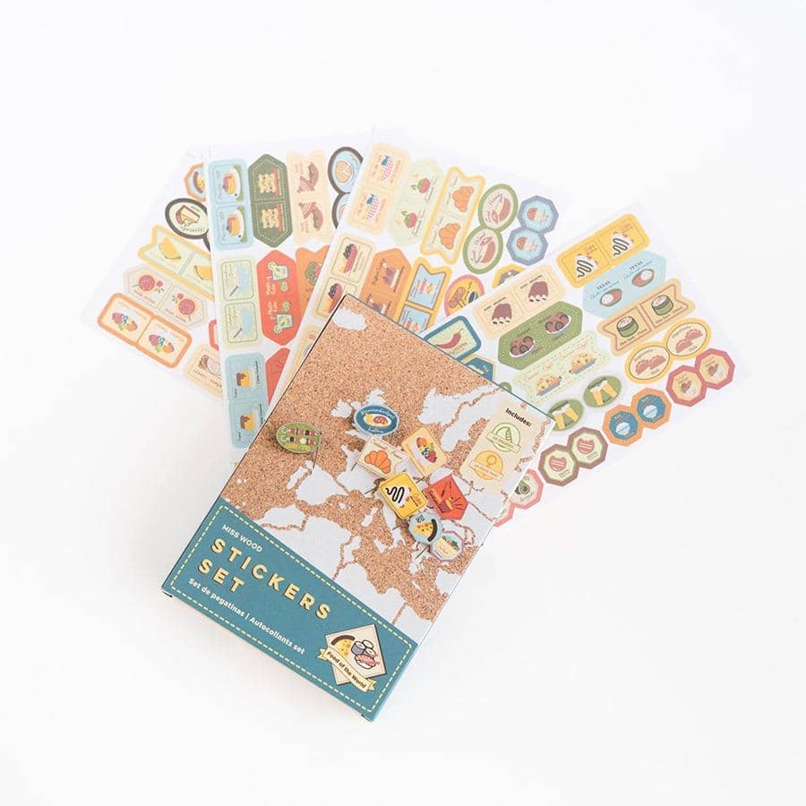 Banderitas Decorativas - Stickers Set----Misswood