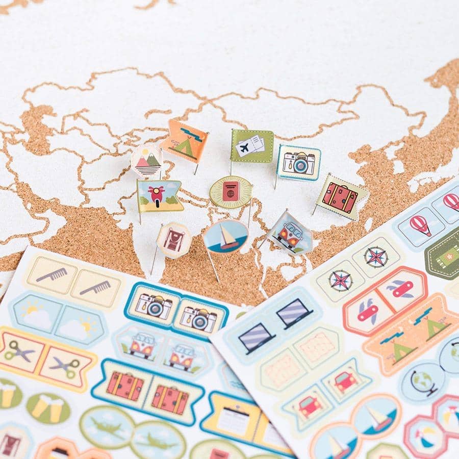 Banderitas Decorativas - Stickers Set----Misswood