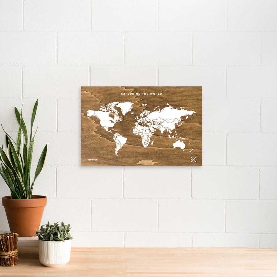 Mapa de madera - Woody Map Wooden Edition----Misswood