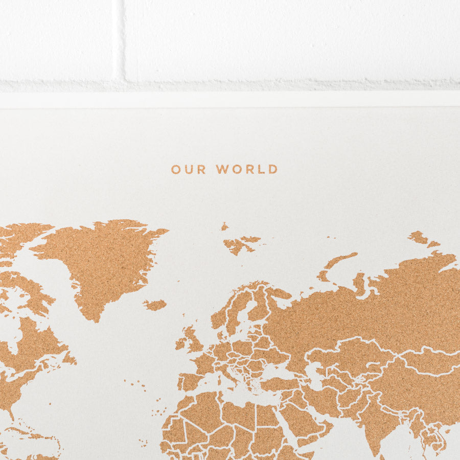 Mapamundi corcho - Woody Map Special Edition----Misswood