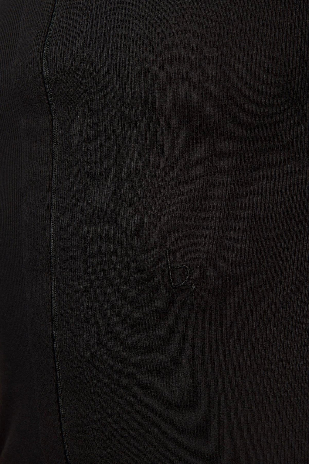 Invisible Zip Jacket in Black