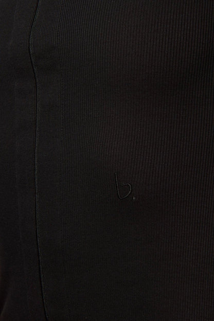 Invisible Zip Jacket in Black