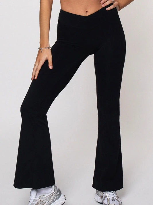 Pantalones acampanados Utopie en negro
