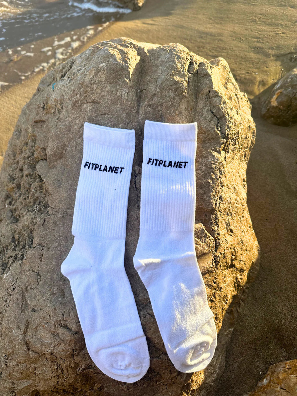 Pack de 3 calcetines blancos FitPlanet