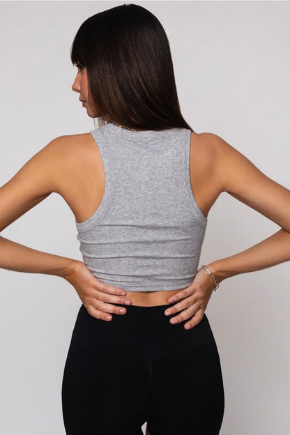 Crescent Tank Top Grey