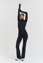 Chaqueta Softsculpt con cremallera negra - Sisterly Tribe