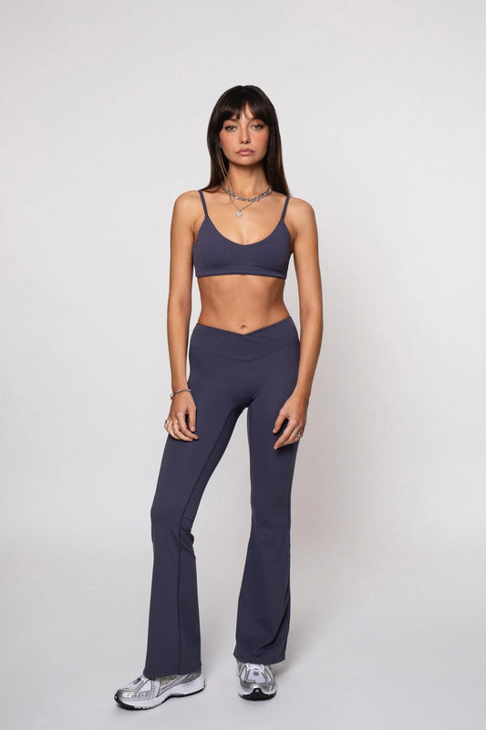 Pantalones acampanados Utopie Azul Grisáceo
