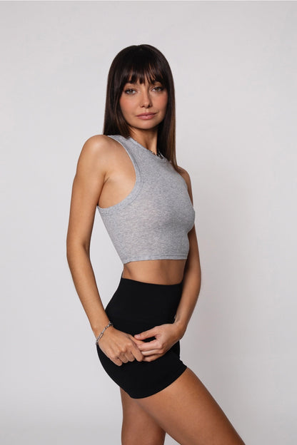Crescent Tank Top Grey