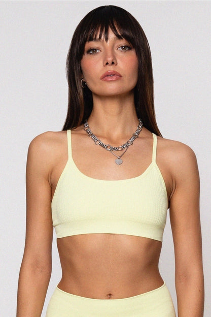 Wave Bra in Yellow