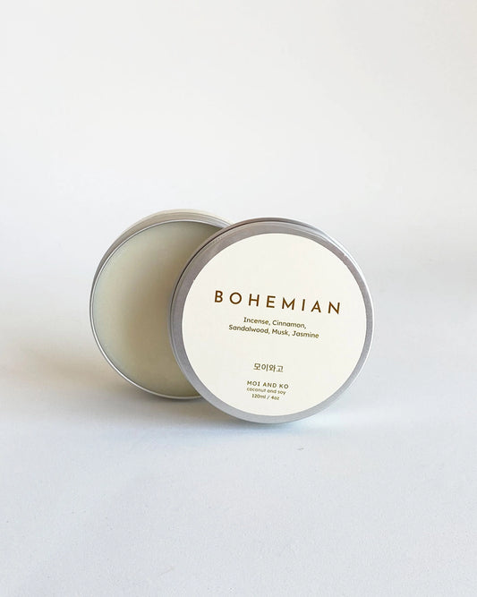 Bohemian Tin Can Candle