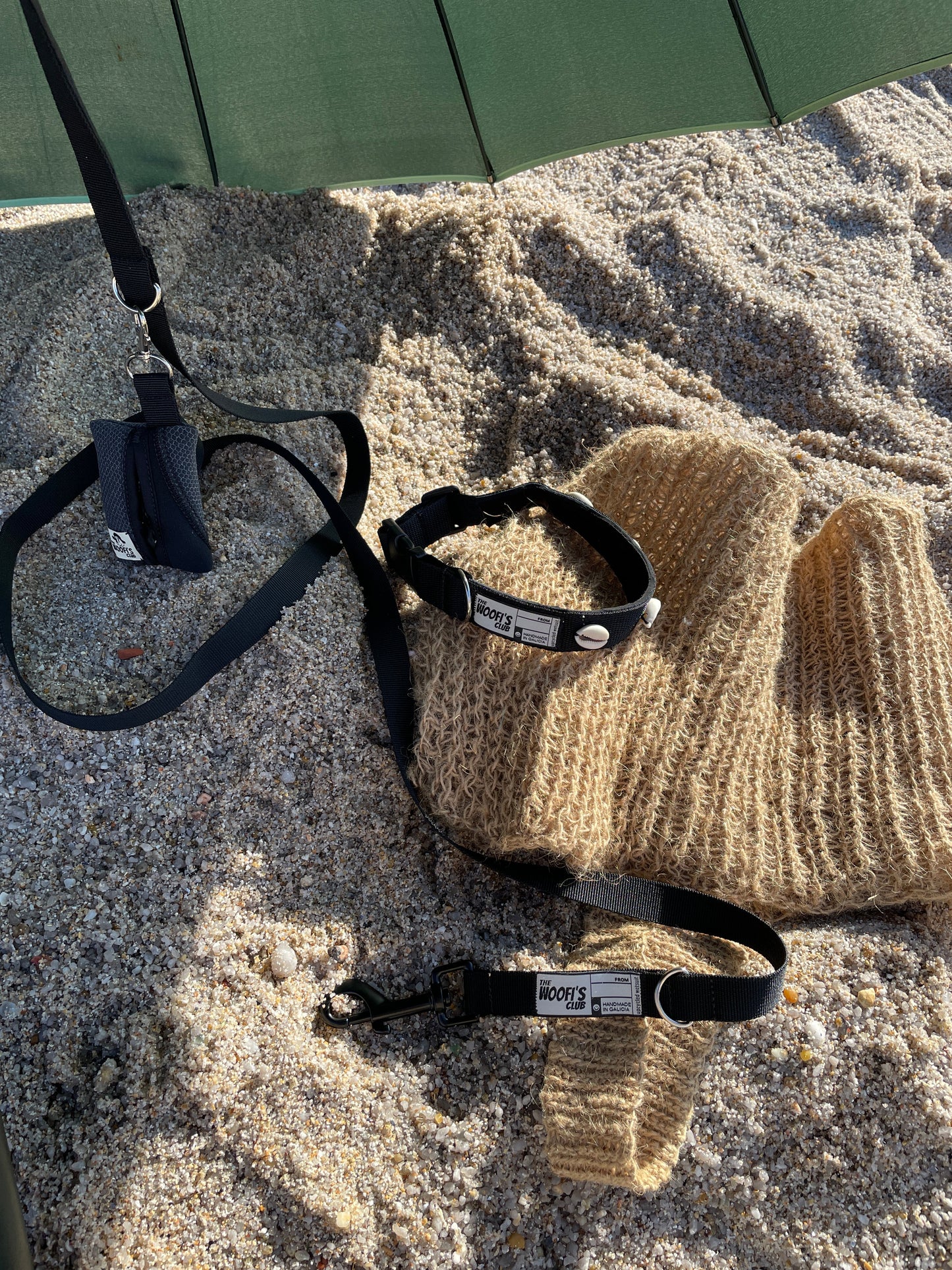 Collar y correa sostenible para perro