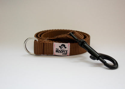 Correa ecológica color marrón para perro 