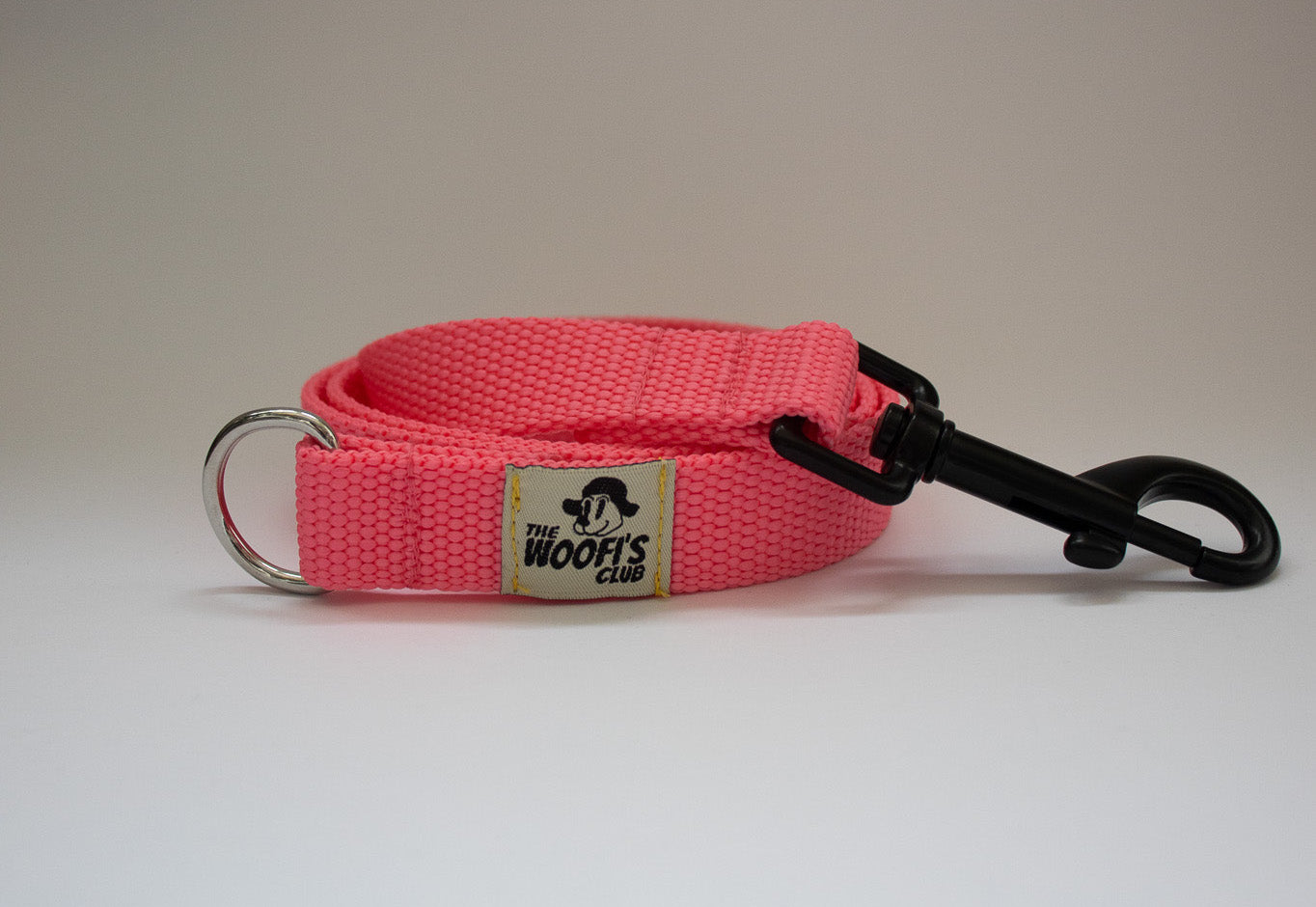 Correa sostenible para perro  color rosa