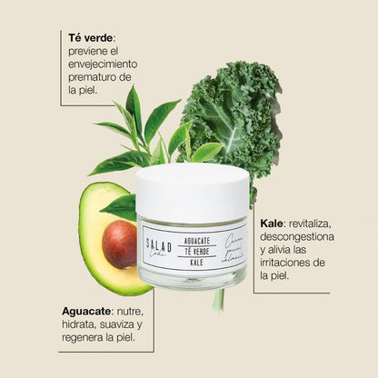 Crema facial hidratante y calmante Salad Code