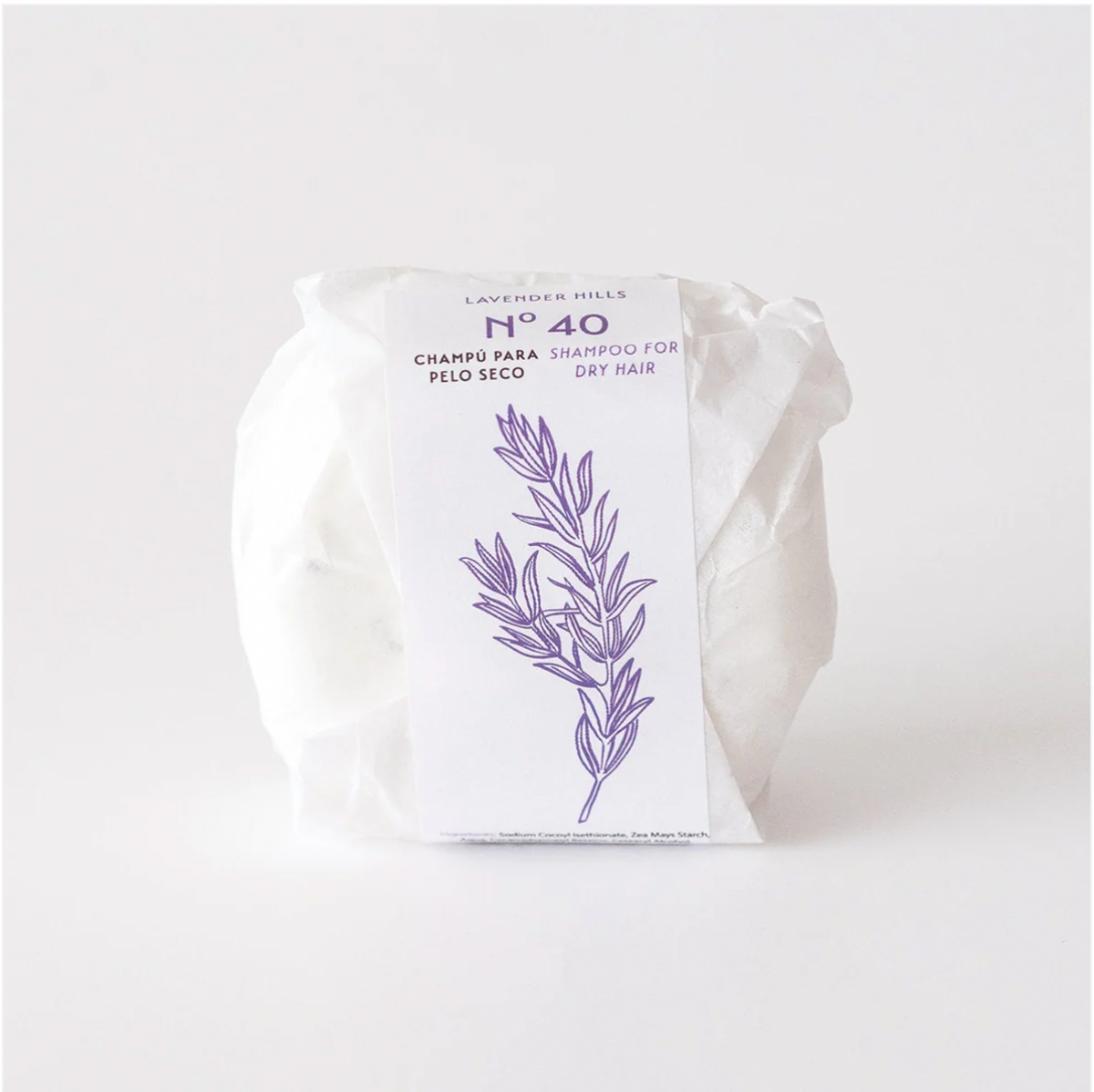 Lavender Hills Nº40 shampoo bar