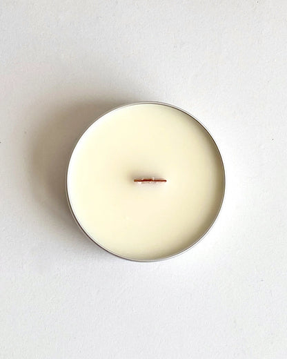 Black Plum and Rhubarb Tin Can Candle