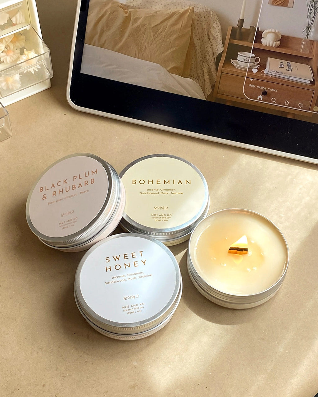 Sweet Honey Tin Can Candle