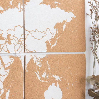 Mapa del mundo de corcho - Woody Map Natural Puzzle----Misswood