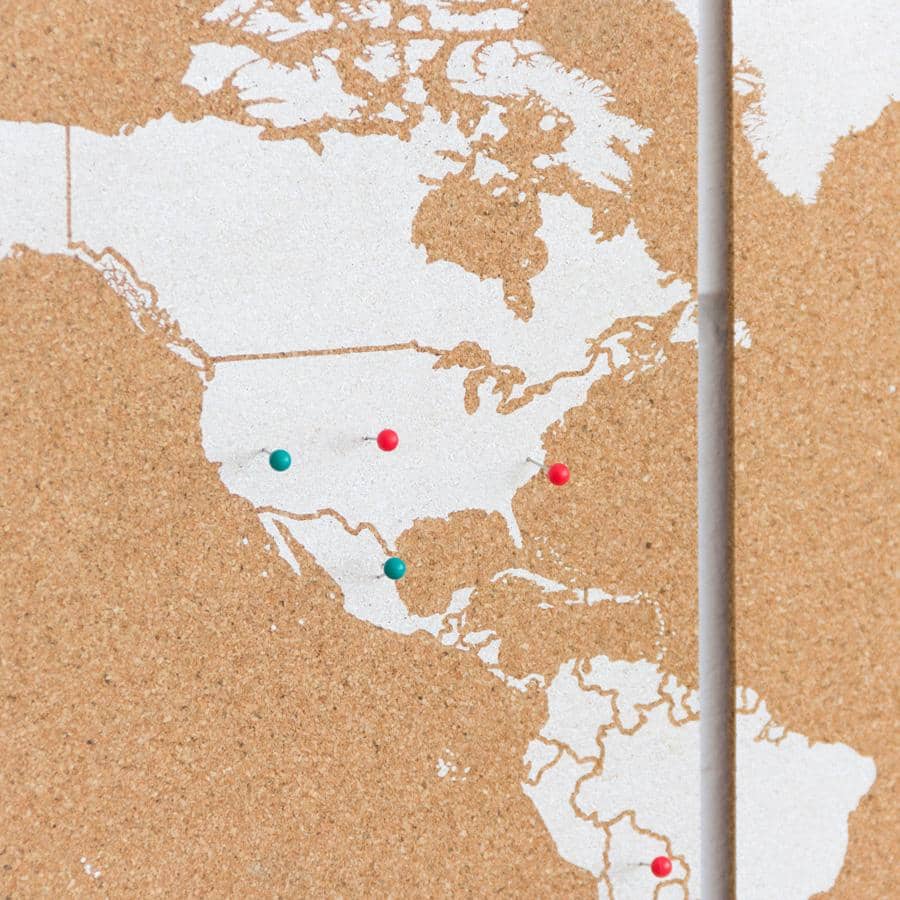 Mapa del mundo de corcho - Woody Map Natural Puzzle----Misswood