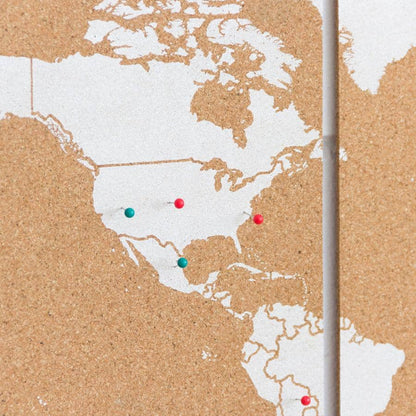 Mapa del mundo de corcho - Woody Map Natural Puzzle----Misswood
