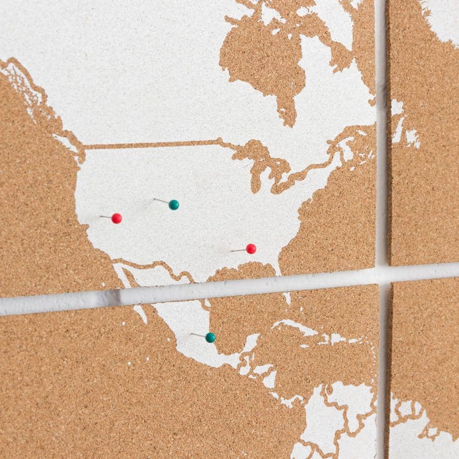Mapa del mundo de corcho - Woody Map Natural Puzzle----Misswood