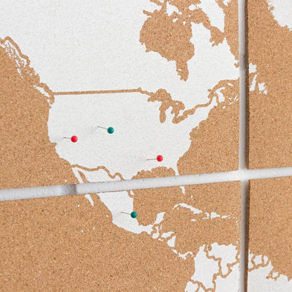Mapa del mundo de corcho - Woody Map Natural Puzzle----Misswood