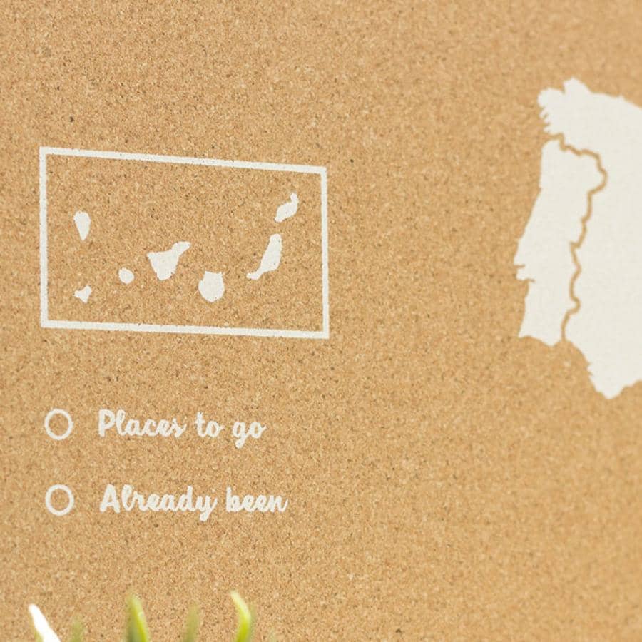 Mapa de corcho - Woody Map Natural Europa----Misswood