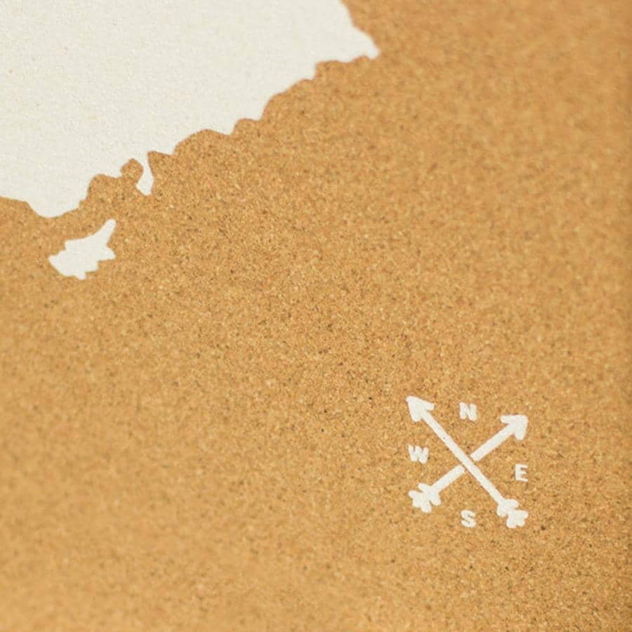 Mapa de corcho - Woody Map Natural Europa----Misswood