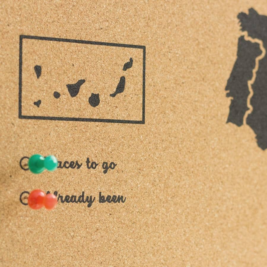 Mapa de corcho - Woody Map Natural Europa----Misswood