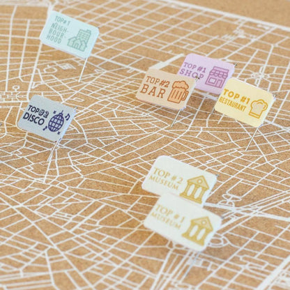Mapa de corcho - Woody Map Natural Madrid----Misswood