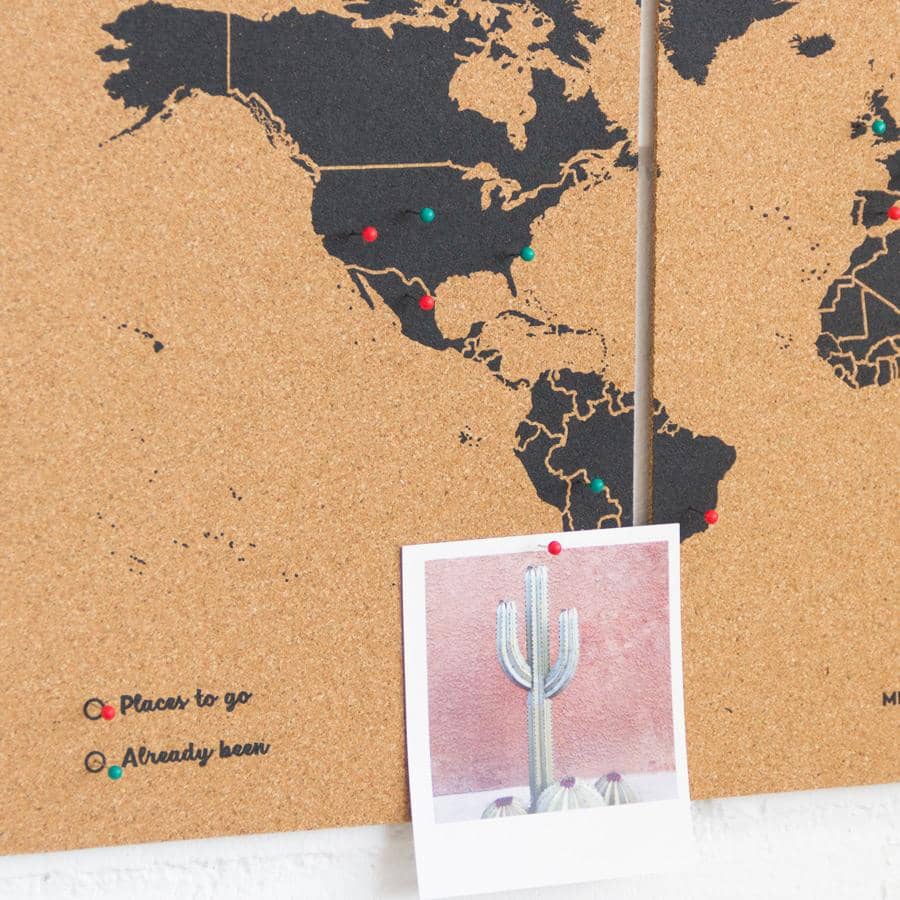 Mapa del mundo de corcho - Woody Map Natural Puzzle----Misswood