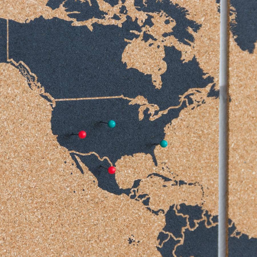 Mapa del mundo de corcho - Woody Map Natural Puzzle----Misswood