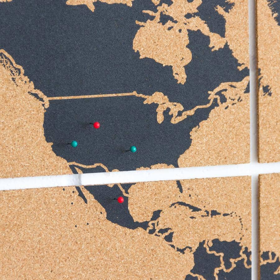Mapa del mundo de corcho - Woody Map Natural Puzzle----Misswood