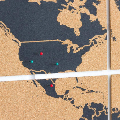Mapa del mundo de corcho - Woody Map Natural Puzzle----Misswood